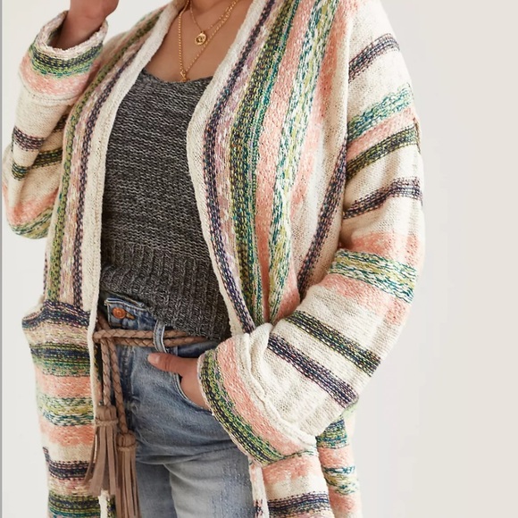 Anthropologie Pilcro Knit Striped Cardigan - Picture 7 of 15